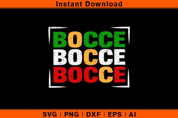 Bocce Funny Bocce Ball Design
