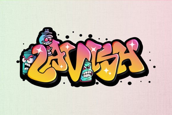 Lavish: Graffiti Lettering for Embroidery