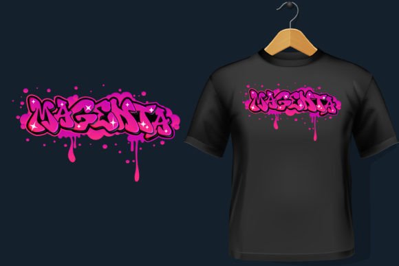 Magenta: Bold, Graphic, and Ready for Embroidery