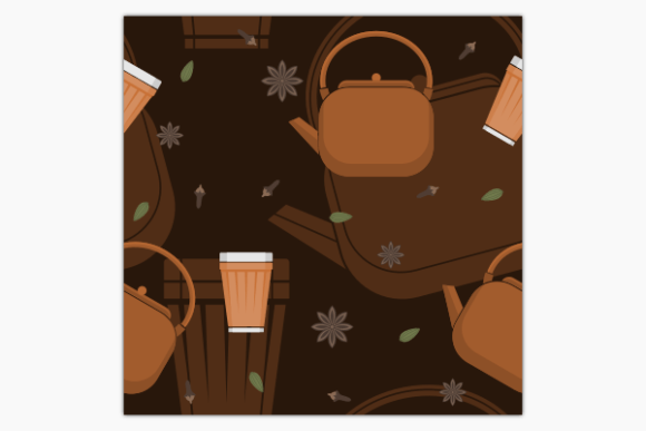 Masala Chai with Kettle Dark Pattern