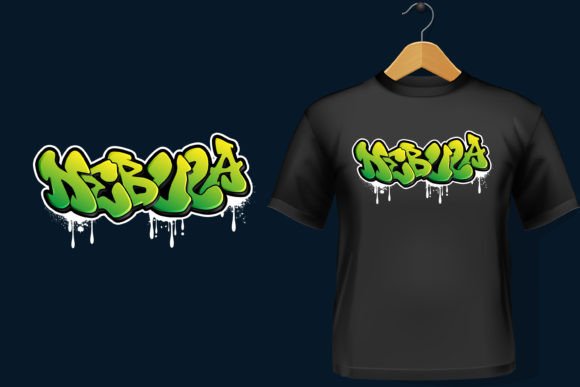 Nebula: Bold, Graffiti-Inspired Embroidery Design