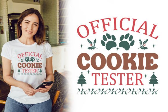 Official Cookie Tester. Christmas Shirt