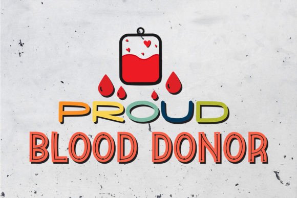 Proud Blood Donor Design