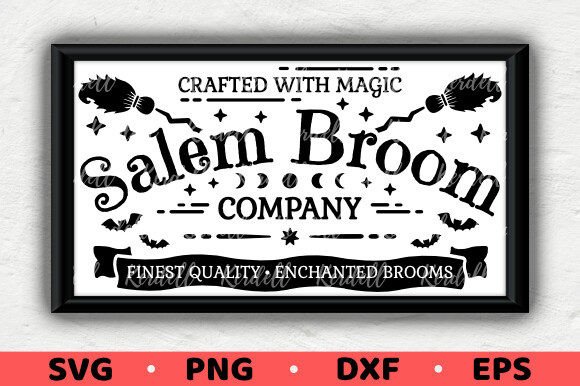 Salem Broom Company Halloween Witch Sing