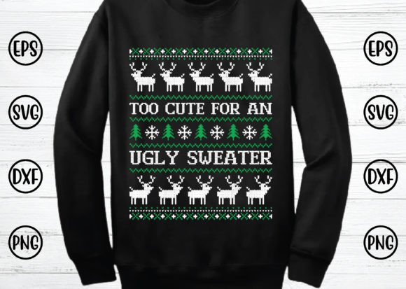 Too Cute for an Ugly Sweater-christmas